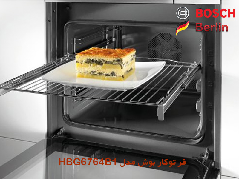 روش های پخت فر برقی توکار بوش مدل HBG6764B1