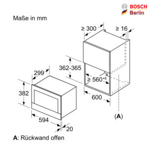 مایکروویو توکار بوش مدل BOSCH BEL634GS1I