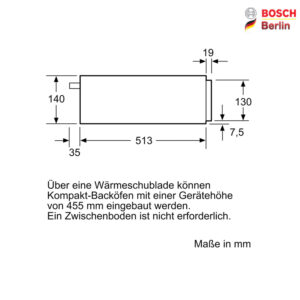 کشو گرمکن بوش مدل BOSCH BIC630NS1