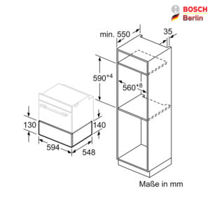 کشو گرمکن بوش مدل BOSCH BIC630NS1