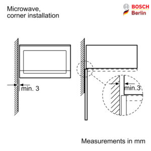 مایکروویو توکار بوش مدل BOSCH BFL524MB0