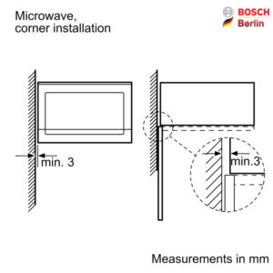 مایکروویو توکار بوش مدل BOSCH BFL524MS0