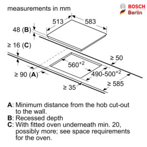 صفحه برقی توکار بوش مدل BOSCH PKE645CA1E