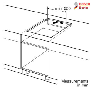 صفحه برقی توکار بوش مدل BOSCH PUE611BB1E