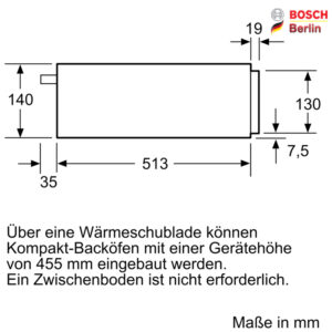 کشو گرمکن بوش مدل BOSCH BIC630NB1