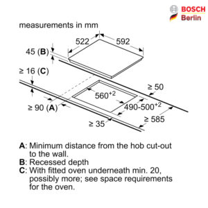 صفحه برقی توکار بوش مدل BOSCH PKE611BA2E