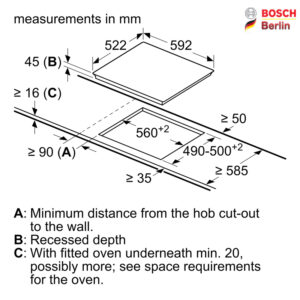 صفحه برقی توکار بوش مدل BOSCH PKE611D17E