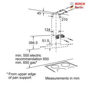 هود بوش مدل BOSCH DWA094W50B