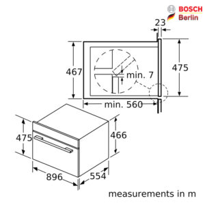 فر برقی توکار بوش مدل BOSCH VBC514CR0