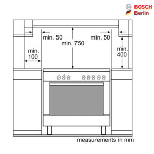 اجاق گاز بوش مدل BOSCH HSB738257M