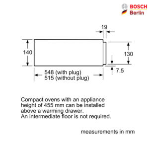 کشو گرمکن بوش مدل BOSCH BIC830NC0