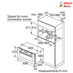 فر برقی توکار بوش مدل BOSCH VBC554FS0