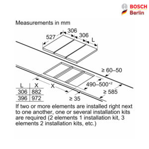 گریل توکار بوش مدل BOSCH PKU375V14E