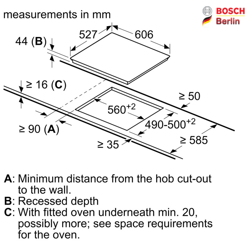 صفحه برقی توکار بوش مدل BOSCH PKF675FP2E